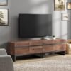 Rak TV Kayu Industrial 6 Laci Modern