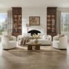Set Sofa Ruang Tamu Boucle Modern Premium Seri Oslo