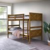 Tempat Tidur Tingkat Anak Kayu Model Farmhouse
