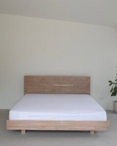 Dipan Kayu Jati Natural Minimalis Simple