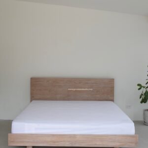 Dipan Kayu Jati Natural Minimalis Simple