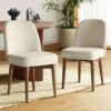 Kursi Cafe Japandi Kayu Jati Upholstery Estetik