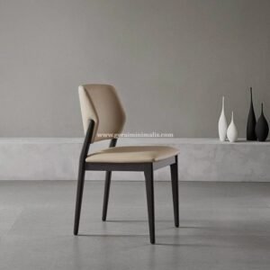 Kursi Cafe Modern Kayu Jati Upholstery Minimalis