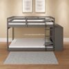 Loft Bed Anak dengan Lemari, Laci, dan Ruang Penyimpanan