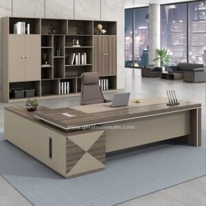 Meja Direktur Minimalis Modern Ruang Kerja Kantor Elegan