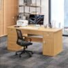 Meja Kantor Minimalis Modern Simple Laci Samping Simple