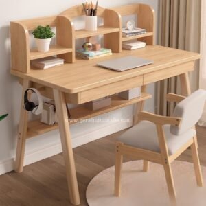Meja Kerja Kantor Kayu Minimalis Modern Scandinavia