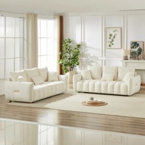 Sofa Minimalis Ruang Tamu Putih Modern Formasi 32 Dudukan