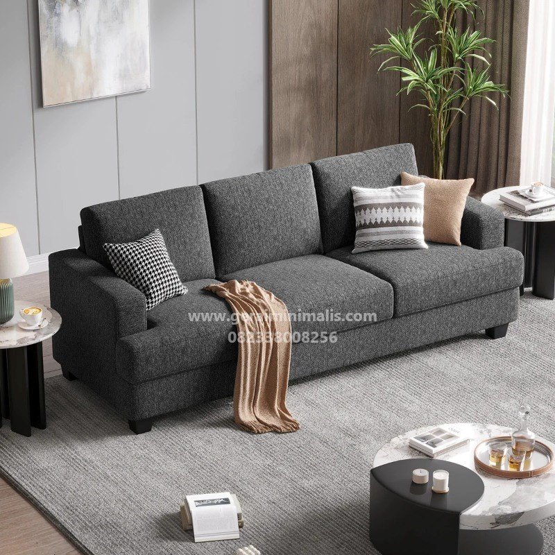 Sofa Ruang Keluarga 3 Seater Modern Minimalis