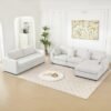 Sofa Ruang Tamu L Minimalis Modern Putih Model Sectional