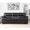 Sofa Ruang Tamu Panjang Kulit 3 Seater Modern