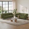 Sofa Tamu Chenille Curved 32 Dudukan Model Modern