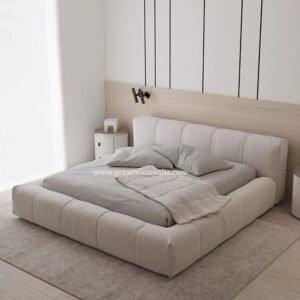 Tempat Tidur Boucle Minimalis Modern Simple