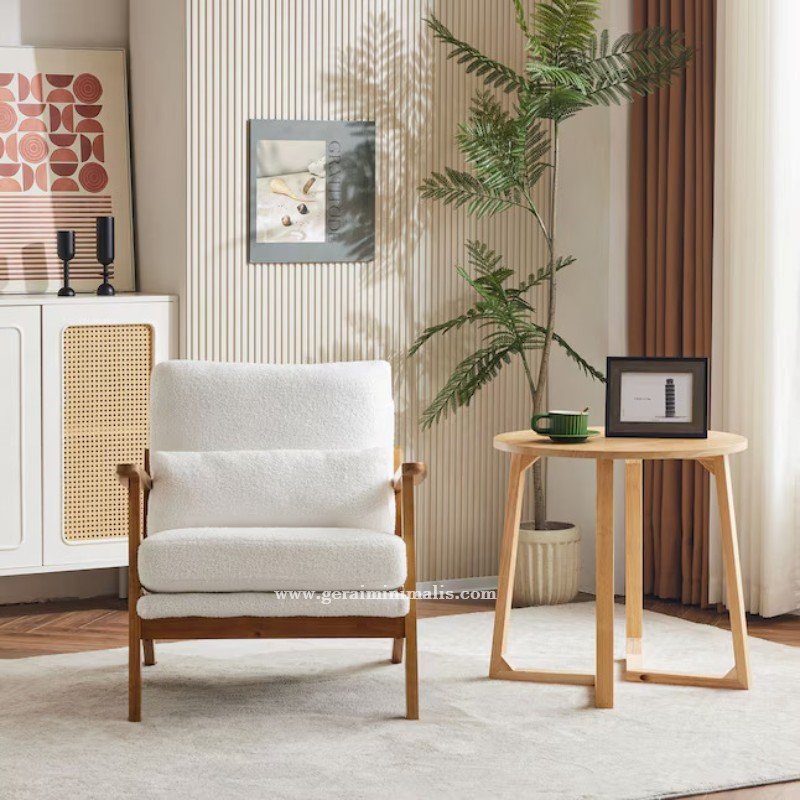 Kursi Sofa Santai Single Ruang Tamu Abela Kayu Jati (2)