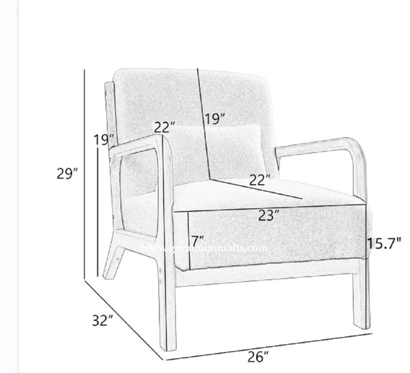 Kursi Sofa Single Minimalis 1 Seater Haford Unik (5)