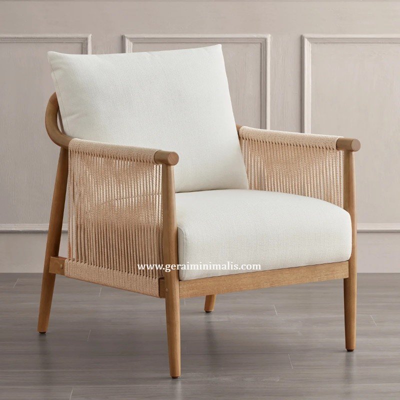 Kursi Sofa Unik 1 Dudukan Retro Minimalis Java