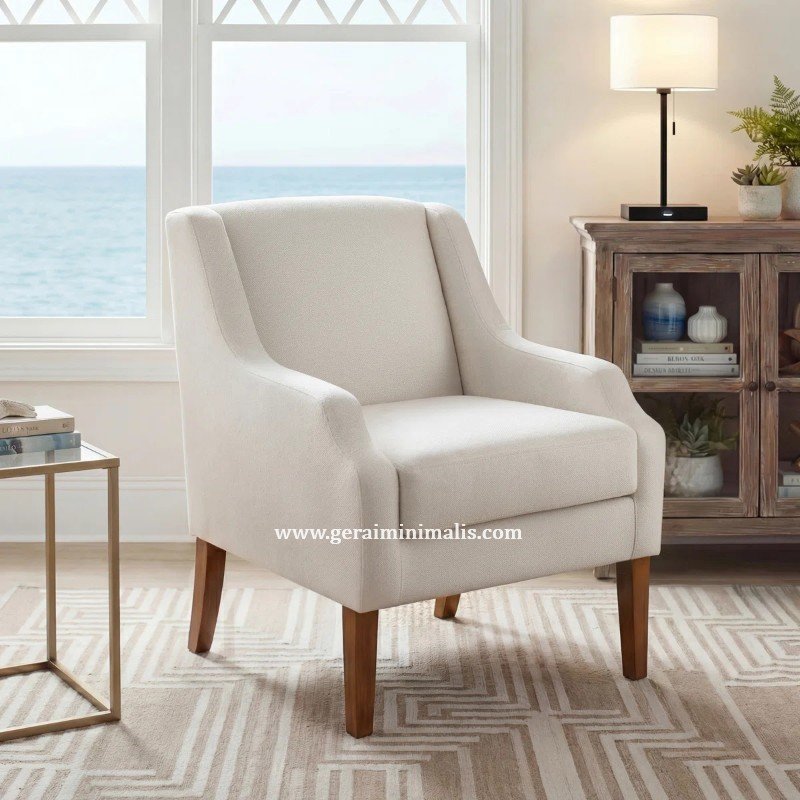 Sofa 1 Dudukan Single Minimalis Harcot Arm
