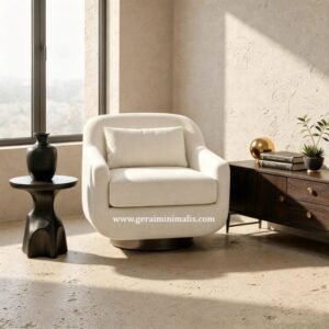 Sofa 1 Seater Minimalis Modern Ruang Tamu Santai Cindy