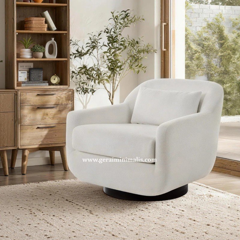 Sofa 1 Seater Minimalis Modern Ruang Tamu Santai Cindy (2)