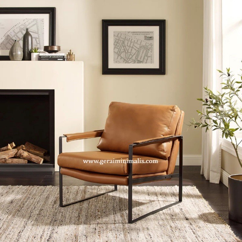 Sofa 1 Seater Minimalis Ruang Tamu Industrial