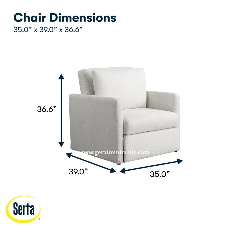 Sofa 1 Seater Santai Ruang Tamu Minimalis Seta (2)